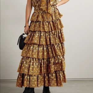 Ulla Johnson FLORAL PRINTED SKIRT